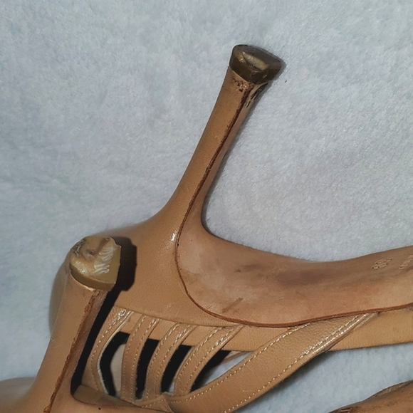 Jimmy Choo Peep Toe Sandals Size 39 - Picture 11 of 14